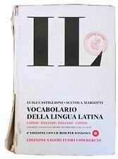 IL Vocabolario della Lingua Latina Quarta Edizione  usato  Giardini Naxos