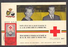 Usado, Bélgica 1959 Casamento do Príncipe Albert & Princes Paola. Cartão de lembrança. comprar usado  Enviando para Brazil