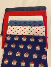 Fat quarters blue for sale  SHEERNESS