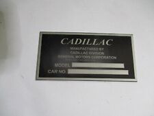 Nameplate sign cadillac for sale  Shipping to Ireland