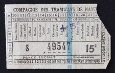 Old ticket nantes d'occasion  Expédié en Belgium