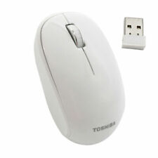 Mouse óptico inalámbrico genuino TOSHIBA (con receptor) M7122WH blanco segunda mano  Embacar hacia Argentina