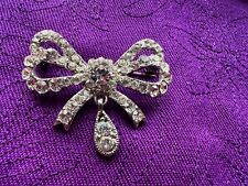 Diamante bow brooch for sale  ULVERSTON