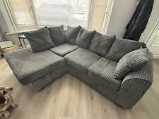 Cord corner sofa for sale  ENFIELD