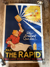 Affiche publicitaire originale d'occasion  Saint-Paul-Cap-de-Joux