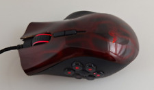 Usado, Mouse láser para juegos Razer Naga Hex Wraith USB con cable rojo RZ01-0075 segunda mano  Embacar hacia Mexico