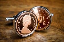 Penny coin cufflinks for sale  BURNTWOOD