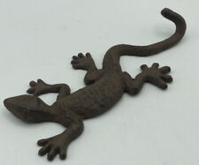 Usado, Abrigo de salamandra gecko gancho de pared de lagarto de hierro fundido llaves de toalla segunda mano  Embacar hacia Argentina