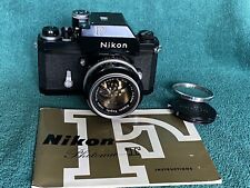 Câmera Nikon F Photomic T 35mm preta rara 1965 e lente Nikkor-S 50mm f/1.4 beleza comprar usado  Enviando para Brazil