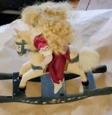 wooden rocking horse handmade for sale  NEATH