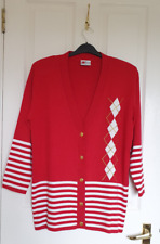 Ladies cardigan red for sale  BOREHAMWOOD