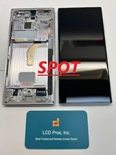 Tela sensível ao toque LCD AMOLED Samsung Galaxy S22 Ultra S908U com ponto de moldura branca, usado comprar usado  Enviando para Brazil