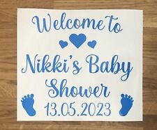 Personalised baby shower for sale  BURY ST. EDMUNDS