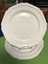 Mikasa Ultima + Dinner Plates Set of 3 HK400 Antique White 10.75" Nice!, used for sale  Shipping to South Africa