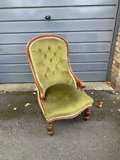 Victorian slipper chair for sale  SEVENOAKS