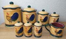 Rooster canister set for sale  Barstow