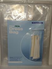 Used, Clear PEVA Cover Dress Bag Suit Storage Clothes Hanging  Protector  15 x 20 x 54 for sale  Shipping to South Africa