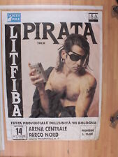 Poster concerto litfiba usato  Italia