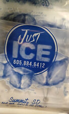Sacos de gelo de plástico transparente Just ICE 14,25" x 26" 20 lb, PTD 3 cores, 480 sacos aprox comprar usado  Enviando para Brazil