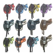 Treeless Synthetic Freemax Horse English Saddle 14+ Colors In 10+ Sizes F/Ship, used for sale  Shipping to South Africa