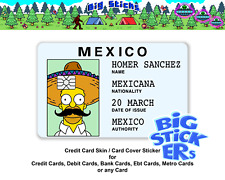 Usado, Calcomanía envolvente de pegatina inteligente con cubierta de tarjeta de crédito Homero Sánchez segunda mano  Embacar hacia Argentina
