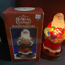 MERCK OLD WORLD CHRISTMAS 1998 BOUNTIFUL SANTA LIGHT. # 529737, used for sale  Warren