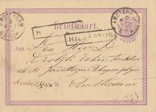 Holandia: 1877: Całostka HIlversum - Amsterdam na sprzedaż  Wysyłka do Poland