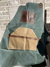 Canvas leather apron for sale  Ontario