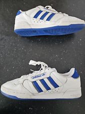 adidas ORIGINALS MEN'S CONTINENTAL 80 TRAINERS SHOES WHITE/BLUE TENNIS SIZE 9UK  for sale  Shipping to South Africa