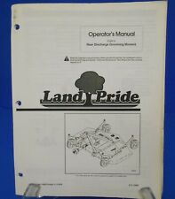 1999 LAND PRIDE FDR15 GROOMING MOWER OPERATORS MANUAL for sale  Shelbyville
