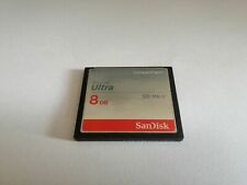 Tarjeta de memoria SanDisk 8 GB Ultra CF 50 MB/S CompactFlash segunda mano  Embacar hacia Argentina