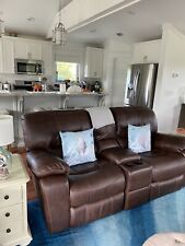 Leather reclining loveseat for sale  Tybee Island