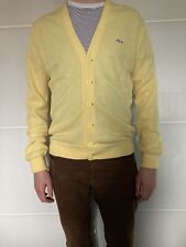 Lacoste yellow cardigan for sale  YORK