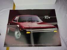 Cartel desplegable folleto de coche Fiat X1/9 1980 F4 segunda mano  Embacar hacia Argentina