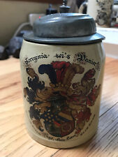 Antique Mettlach V&B Beer Stein #1526 Student Association 1/2L 1913, used for sale  Shipping to South Africa