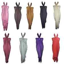 Ladies Large Plain Sarong Scarf Dress Wrap Cover Up Beachwear Pool wear Swimwear, used for sale  Shipping to South Africa