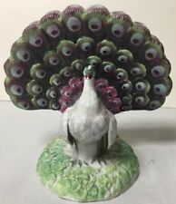 Vtg porcelain peacock for sale  Morrisville