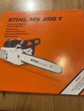 Stihl 200t instruction for sale  DAVENTRY