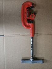 RIDGID Model No. 2A Heavy Duty  Industrial Pipe Cutter 1/8" - 2" Used for sale  Shipping to South Africa