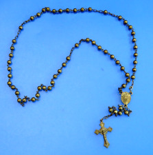 Antico rosario metallo usato  Albenga