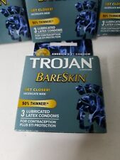 Trojan Sensitivity BareSkin Condoms - 4 pack x 3 count = 12 total  for sale  Shipping to South Africa