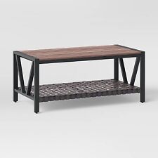 oak coffee table shelf for sale  USA