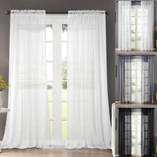 Voile curtains pair for sale  UK