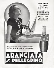 Pubblicita 1935 aranciata usato  Biella