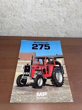 Usado, brochure prospekt PROSPECTUS TRACTEUR MASSEY FERGUSON 275 tractor-traktor-someca comprar usado  Enviando para Brazil