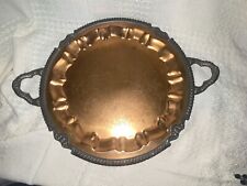 Copper round serving for sale  Portsmouth