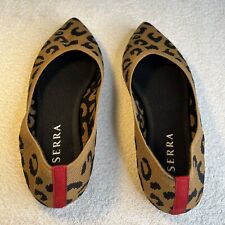 Sapato Serra lavável biqueira pontiaguda estampa de leopardo tamanho 9 100% reciclado superior comprar usado  Enviando para Brazil