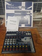 Soundcraft Notepad 12 Fx Usb Consola Mezcladora Mezcladora de Escritorio Analógico segunda mano  Embacar hacia Spain