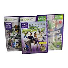 Lote de 3 jogos XBOX 360 Kinect Sports Motion Sports Deca Sports Freedom muito bom estado funcionando comprar usado  Enviando para Brazil