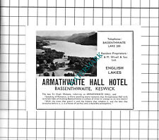 Armathwaite hall hotel for sale  SHILDON